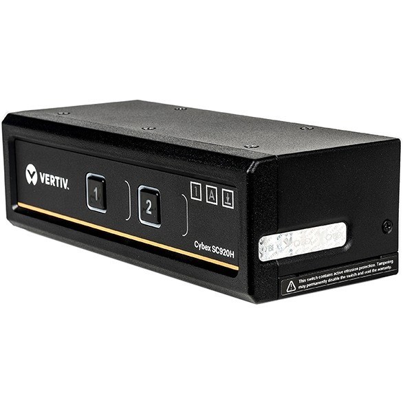 Vertiv Cybex SC900 Secure Desktop KVM Switch | 2 Port Dual-Head| HDMI | TAA