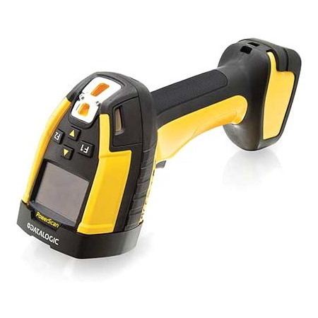 Datalogic PowerScan PM9600-HP Industrial, Warehouse, Logistics, Inventory Handheld Barcode Scanner Kit - Wireless Connectivity - Black, Yellow