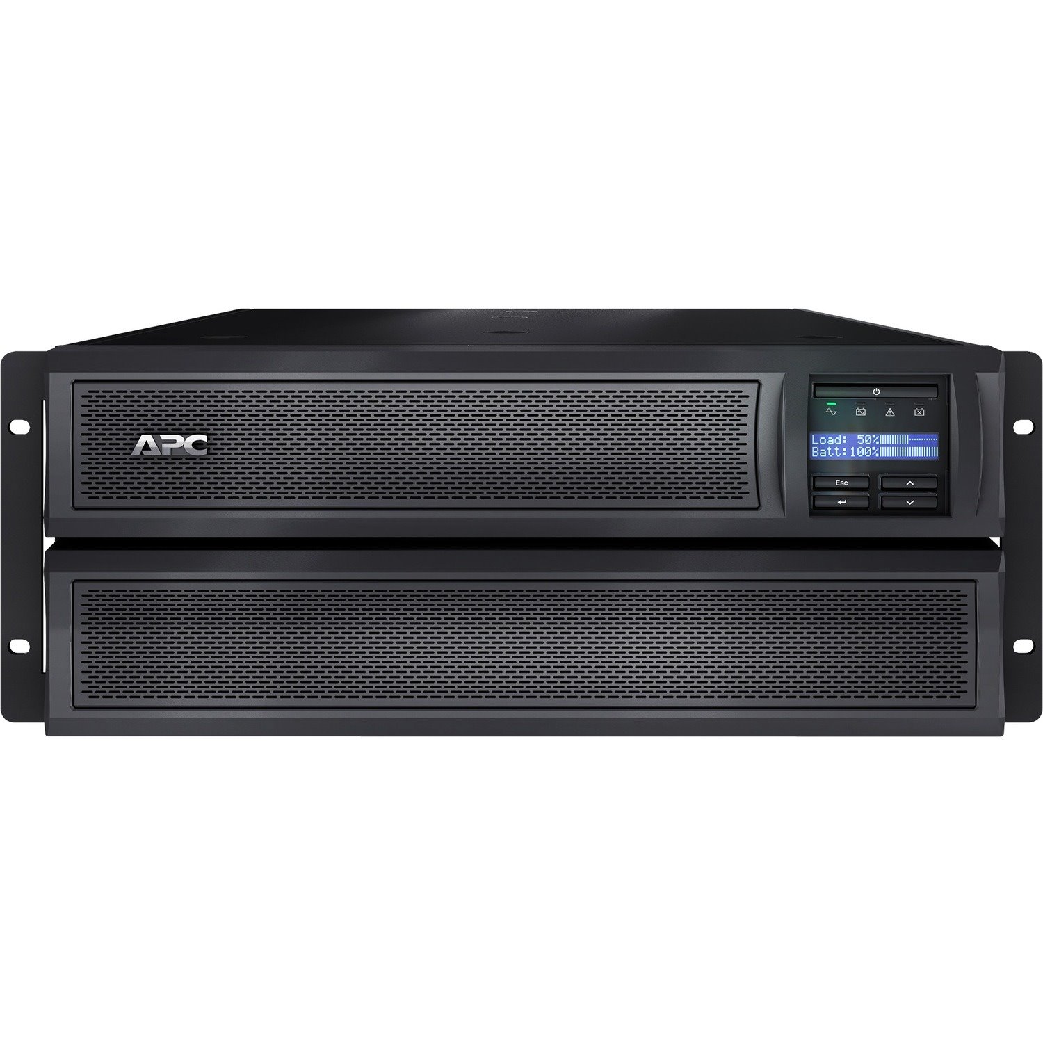 APC Smart-UPS X, Line Interactive, 2000VA, Rack/tower convertible 4U, 100V-127V, 6x 5-15R+3x 5-20R+1x L5-20R NEMA,NMC,Extended runtime,Short depth,TAA