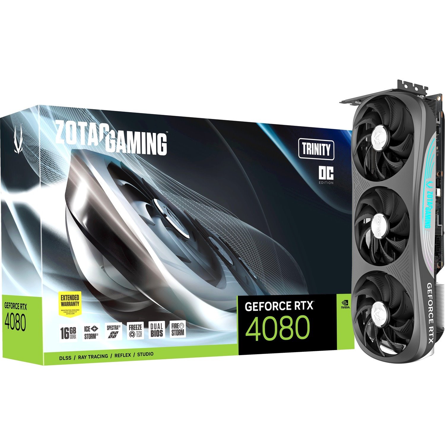 Zotac NVIDIA GeForce RTX 4080 Graphic Card - 16 GB GDDR6X