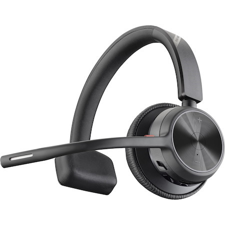 Poly Voyager 4300 UC 4310 Wired/Wireless Over-the-head, On-ear Mono Headset - Black