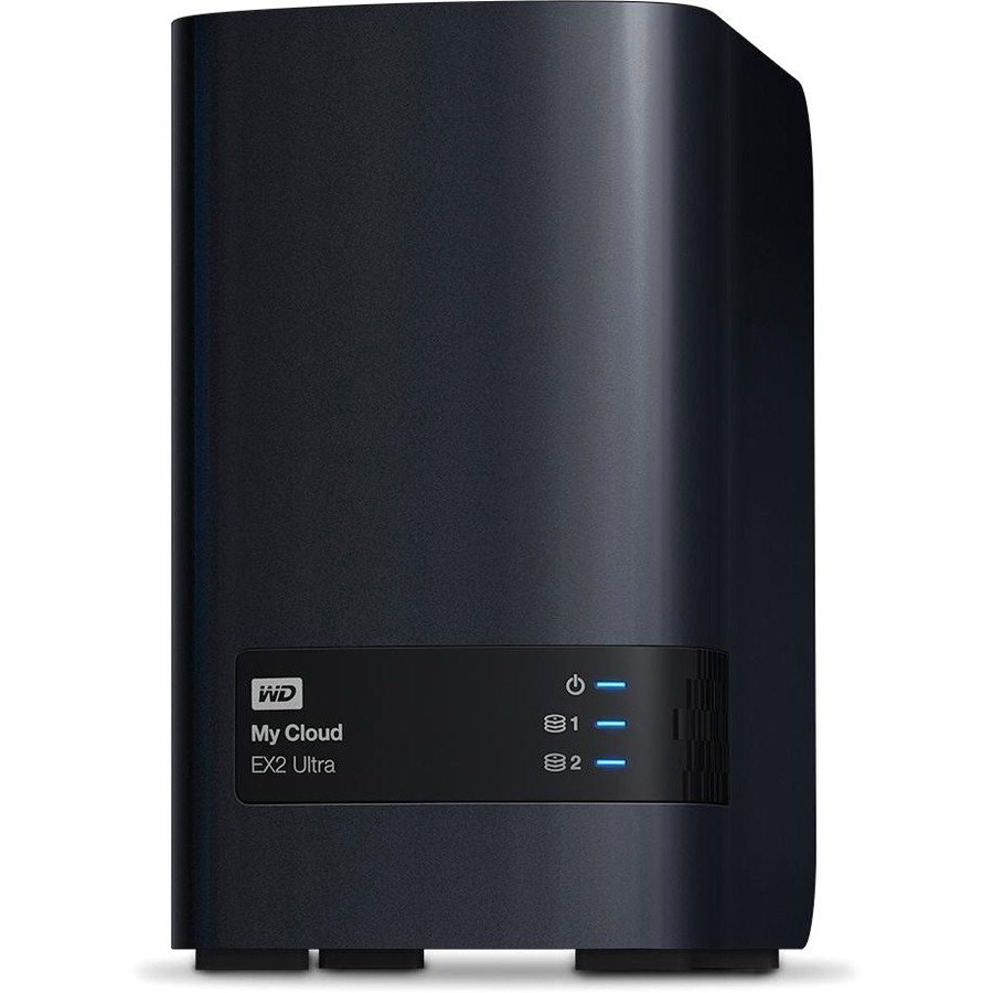 WD My Cloud EX2 Ultra WDBVBZ0060JCH 2 x Total Bays NAS Storage System - 6 TB HDD Armada 385 385 Dual-core (2 Core) 1.30 GHz - 1 GB RAM - DDR3 SDRAM Desktop