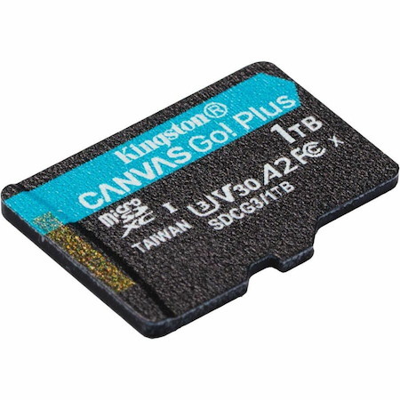 Kingston Canvas Go! Plus 1 TB Class 10/UHS-I (U3) V30 microSDXC - 1