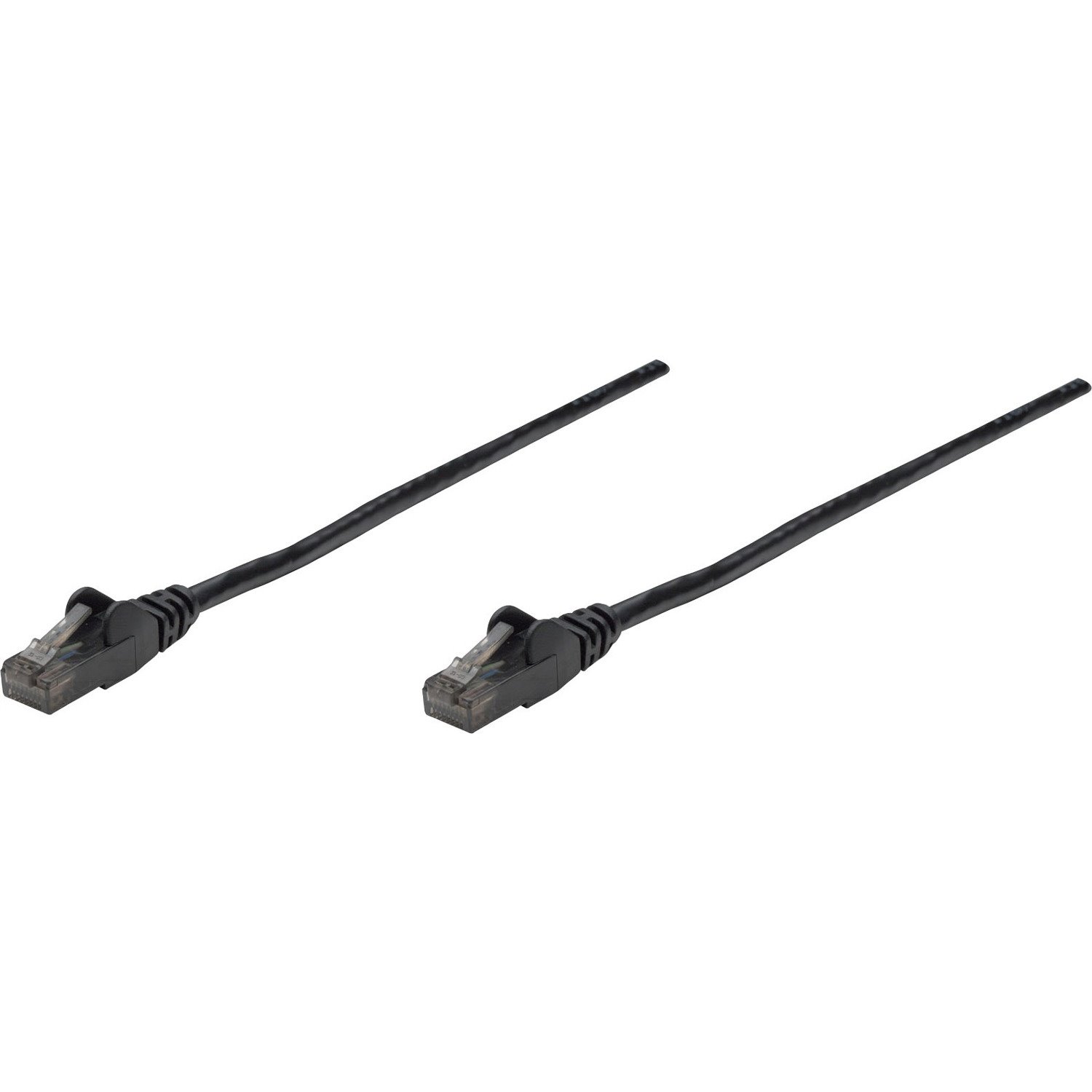 Intellinet Network Solutions Cat6 UTP Network Patch Cable, 1 ft (0.3 m), Black