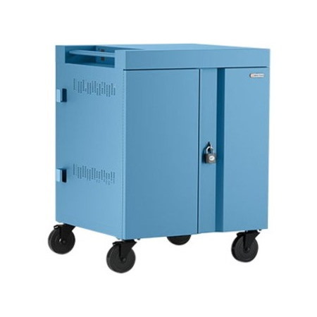 Bretford CUBE Cart 36, AC Charging, Sky Paint