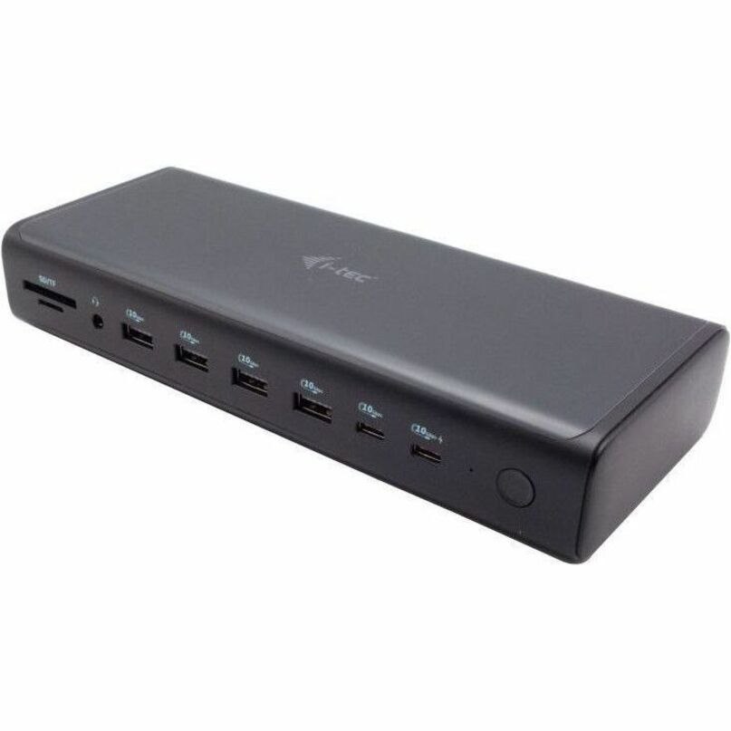 i-tec Universal USB Type C Dockingstation voor Microfoon, Smartphone, Geheugenkaartlezer, Tablet, Notebook, Monitor - Oplaadmogelijkheid - Geheugenkaartlezer - SD, microSD