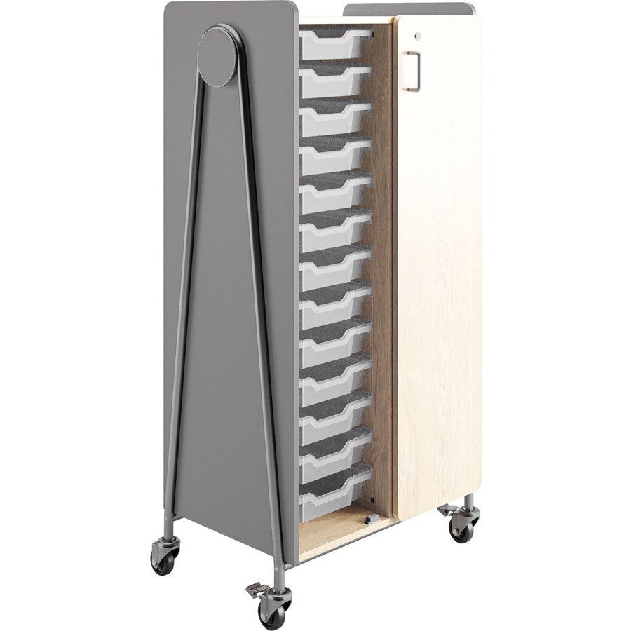 Safco Whiffle Typical Double Rolling Storage Cart