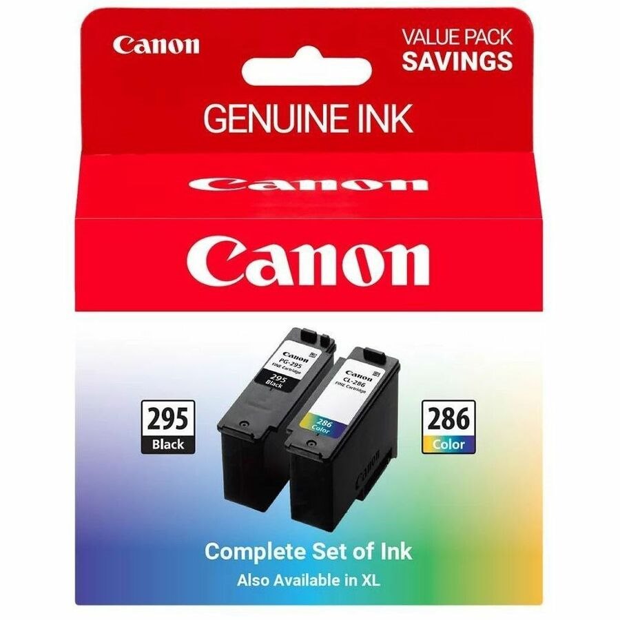 Canon PG-295/CL-286 Original Inkjet Ink Cartridge - Value Pack - Black, Color Pack