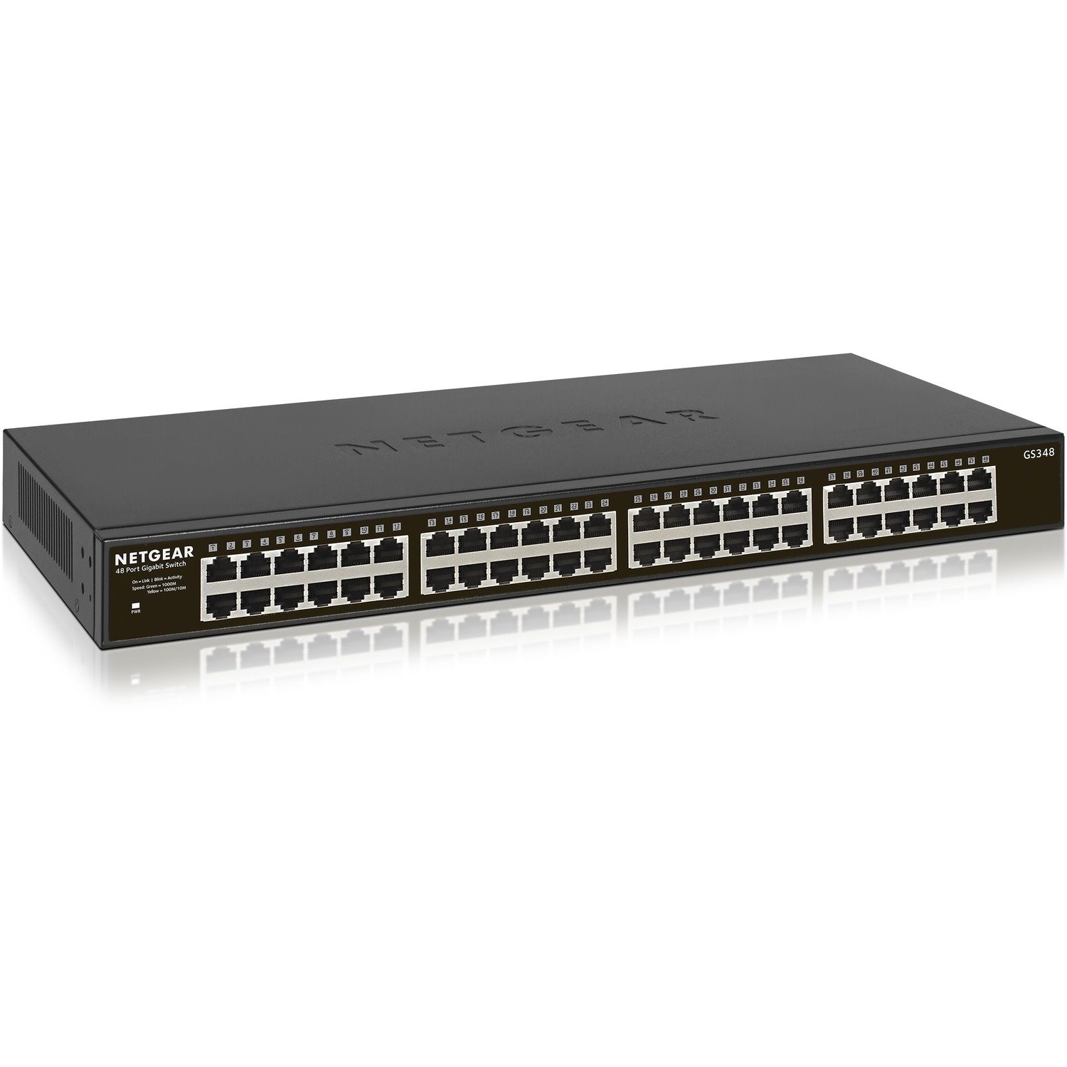 Netgear 48-port Gigabit Ethernet Rackmount Unmanaged Switch (GS348)