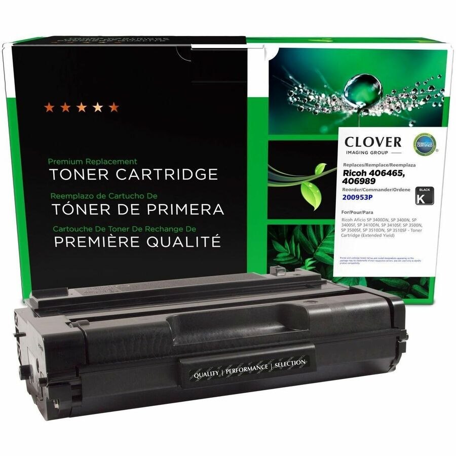 Clover Imaging Remanufactured Extended Yield Toner Cartridge for Ricoh 406465/406989