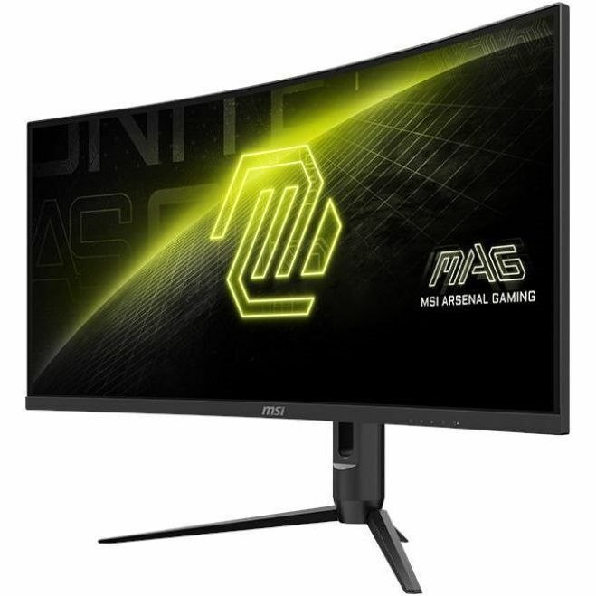 MSI MAG 342CQR E2 34" Class UWQHD Curved Screen Gaming LED Monitor - 21:9 - Black