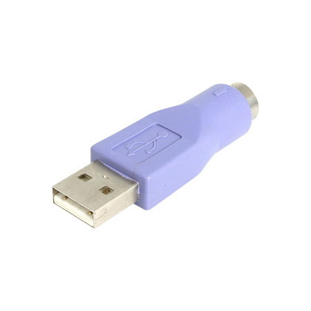 StarTech.com - Keyboard adapter - 6 pin PS/2 (F) - 4 pin USB Type A (M)
