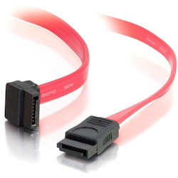 C2G 18in 7-pin 180° to 90° 1-Device Serial ATA Cable