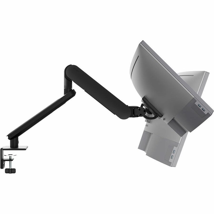 Atdec Ora Mounting Arm for Monitor, Flat Panel Display, Curved Screen Display - Black - Landscape/Portrait