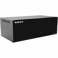 Black Box KVM Switch, NIAP 4.0 Certified - 4-Port, Quad-Monitor, DisplayPort, CAC