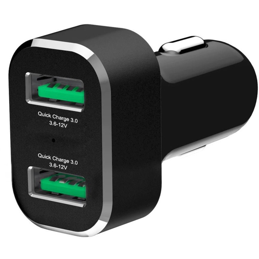 GDS 2-Port USB Cigarette Charger with Qualcomm Quick Charge