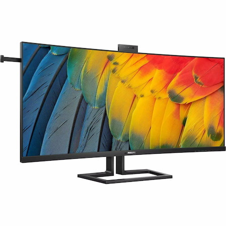 Philips Ultrawide 40B1U6903CH 40" Class Webcam 5K2K WUHD Curved Screen LED Monitor - 21:9 - Textured Black
