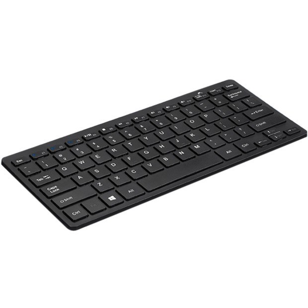 Adesso SlimTouch Keyboard - Wireless Connectivity - USB Interface - English (US) - Black