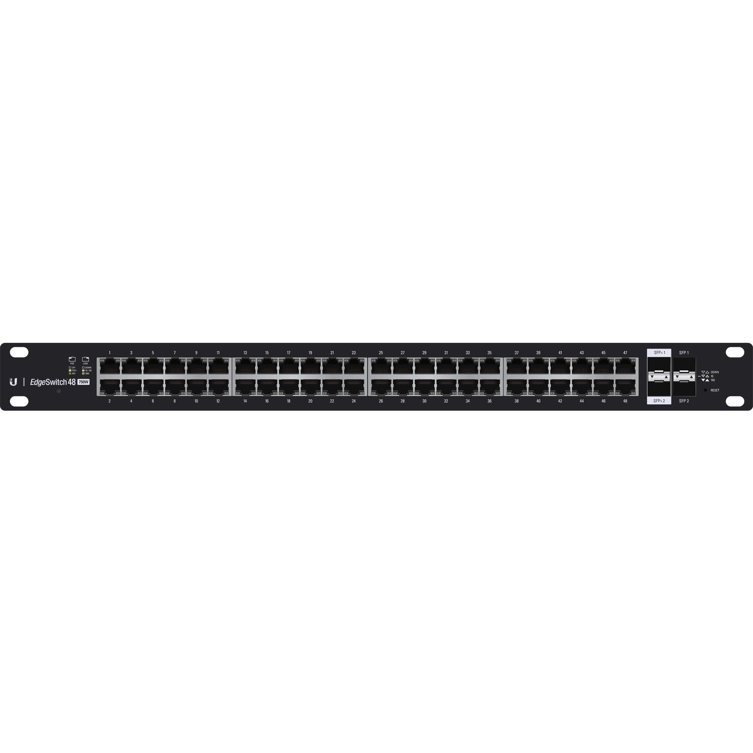 Ubiquiti EdgeSwitch ES-48-750W 48 Ports Manageable Layer 3 Switch - 10/100/1000Base-T, 1000Base-X
