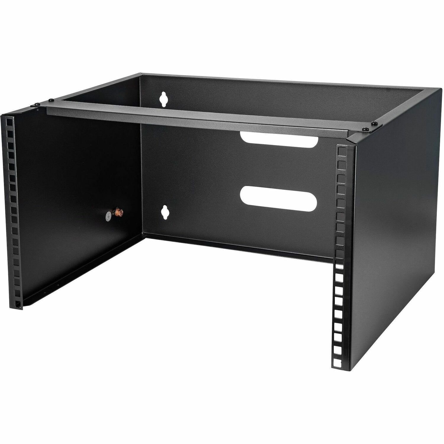 StarTech.com Netzwerkschrank 19 Zoll 6HE f&uuml;r Wandmontage, 14 Zoll tief, kleiner serverschrank/Wand half rack, 20kg Belastbarkeit, Schwarz