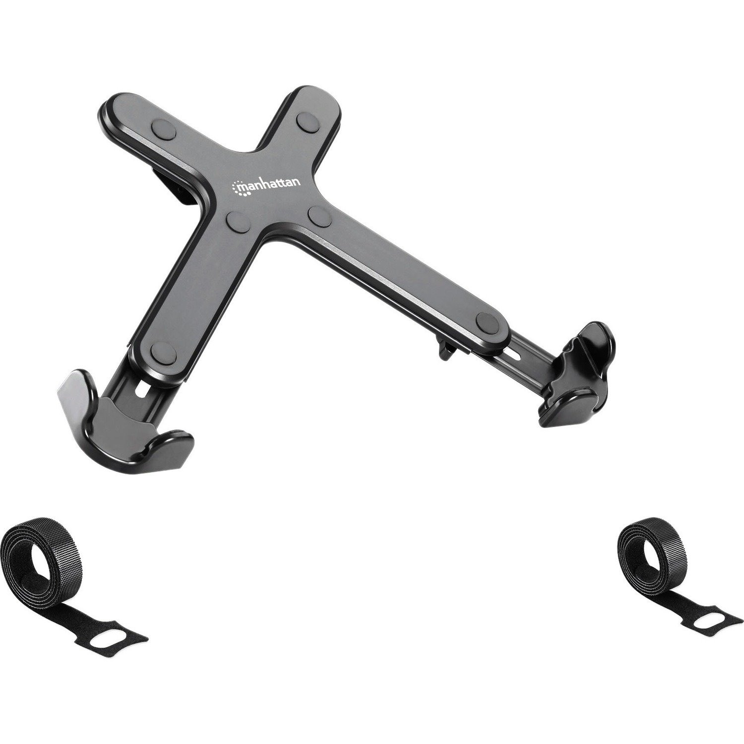 Laptop Holder for VESA mount, Fits VESA 75x75 and 100x100mm, Fits laptops up to 17.3" (max 4kg), Black, Lifetime Warranty