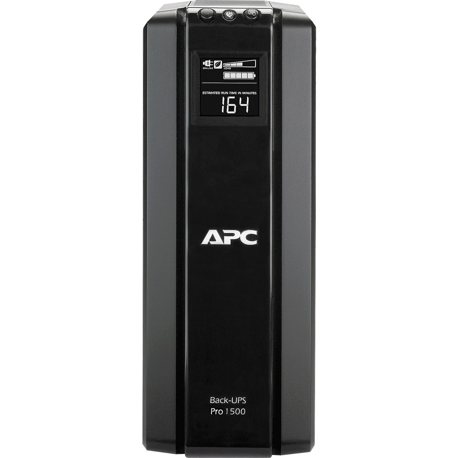 APC Back-UPS Pro, 1500VA/865W, Tower, 120V, 10x NEMA 5-15R outlets, AVR, LCD, User Replaceable Battery