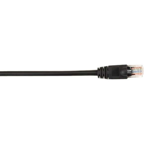 Black Box CAT5e Value Line Patch Cable, Stranded, Black, 4-ft. (1.2-m), 10-Pack