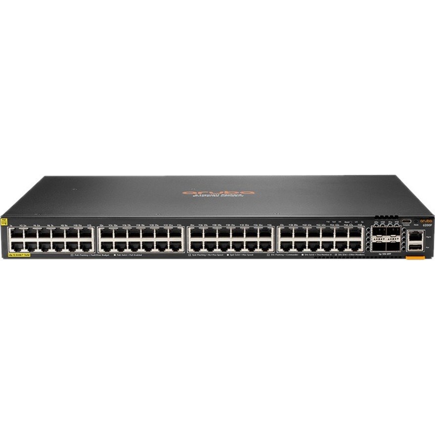 HPE 6200F 48G Class4 PoE 4SFP+ 740W Switch