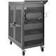 Eaton Tripp Lite Series Multi-Device Charging Cart, 32 AC Outlets, Chromebooks and Laptops, Wall-Mount Option, Black