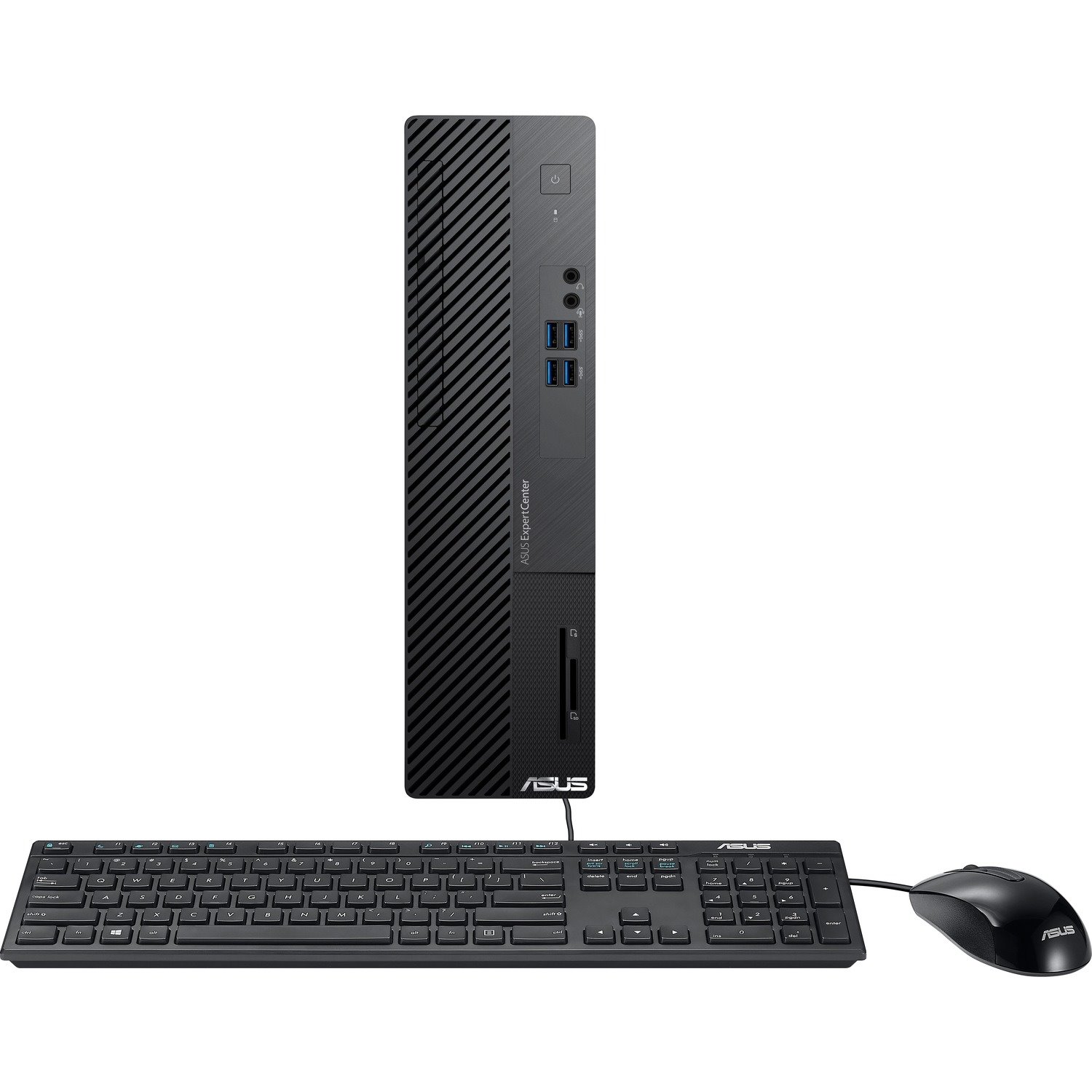 Asus ExpertCenter D500 D500SA-Q31SP Desktop Computer - Intel Core i3 10th Gen i3-10100 - 8 GB - 256 GB SSD - Small Form Factor - Black