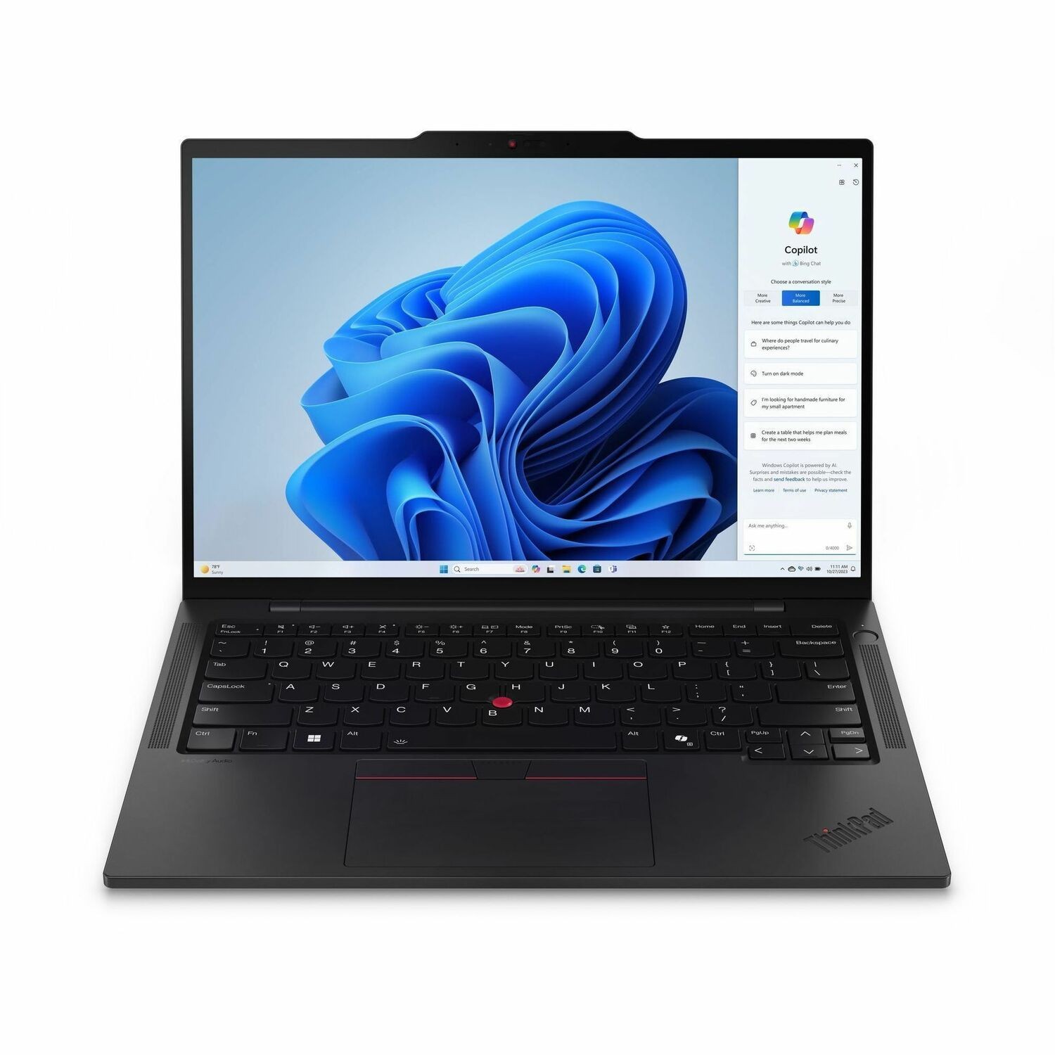 LENOVO ThinkPad T14s G5 14' WUXGA TOUCH Intel U7-155U 32GB DDR5 1TB SSD Windows 11 PRO 11 TOPS ThunderBolt Fingerprint 3yr PREM 1.2kg