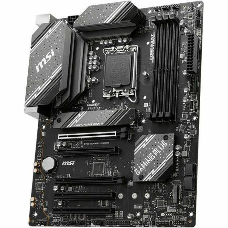 Msi B760 Gaming Plus Wifi Lga1700 Matx MB 4xDDR5 4xSATA 2xM.2
