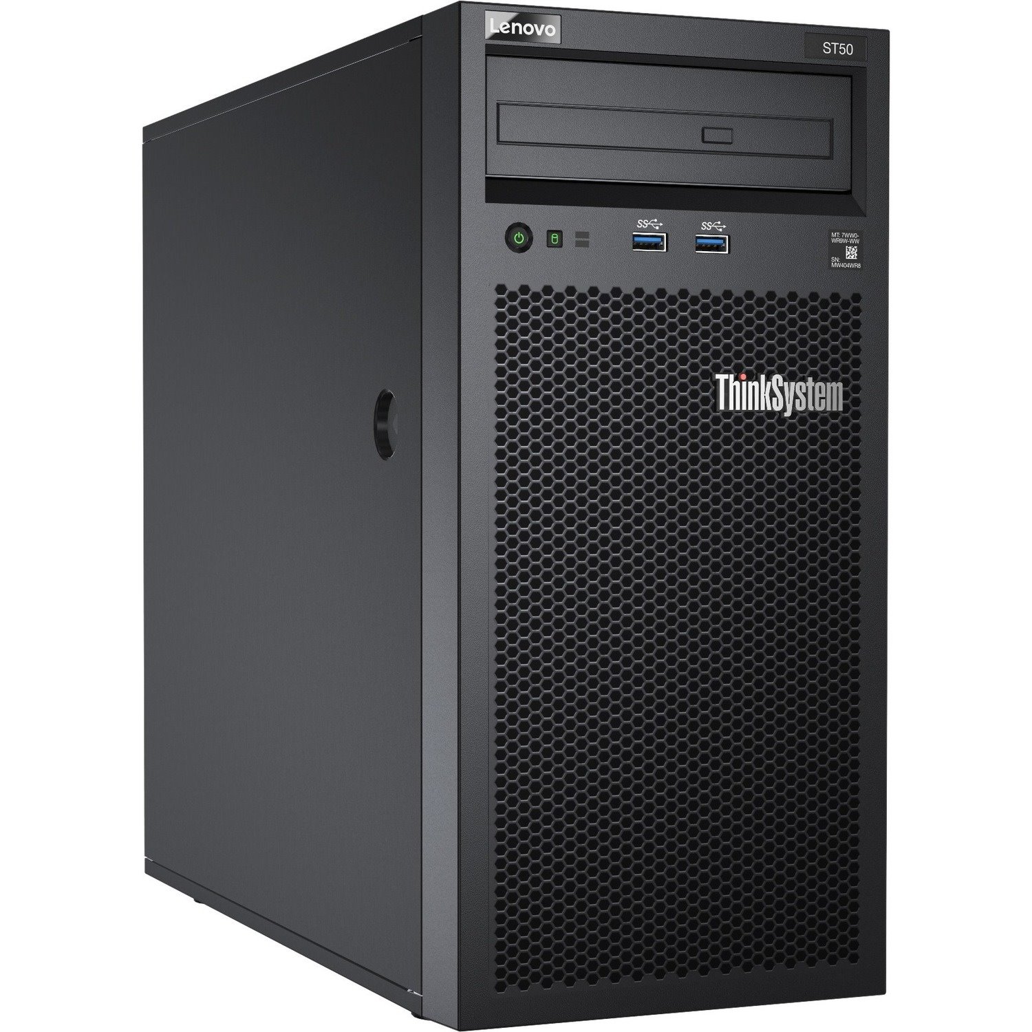 Lenovo ThinkSystem ST50 7Y48A02WAU 4U Tower Server - 1 x Intel Xeon E-2246G 3.60 GHz - 16 GB RAM - Serial ATA/600 Controller