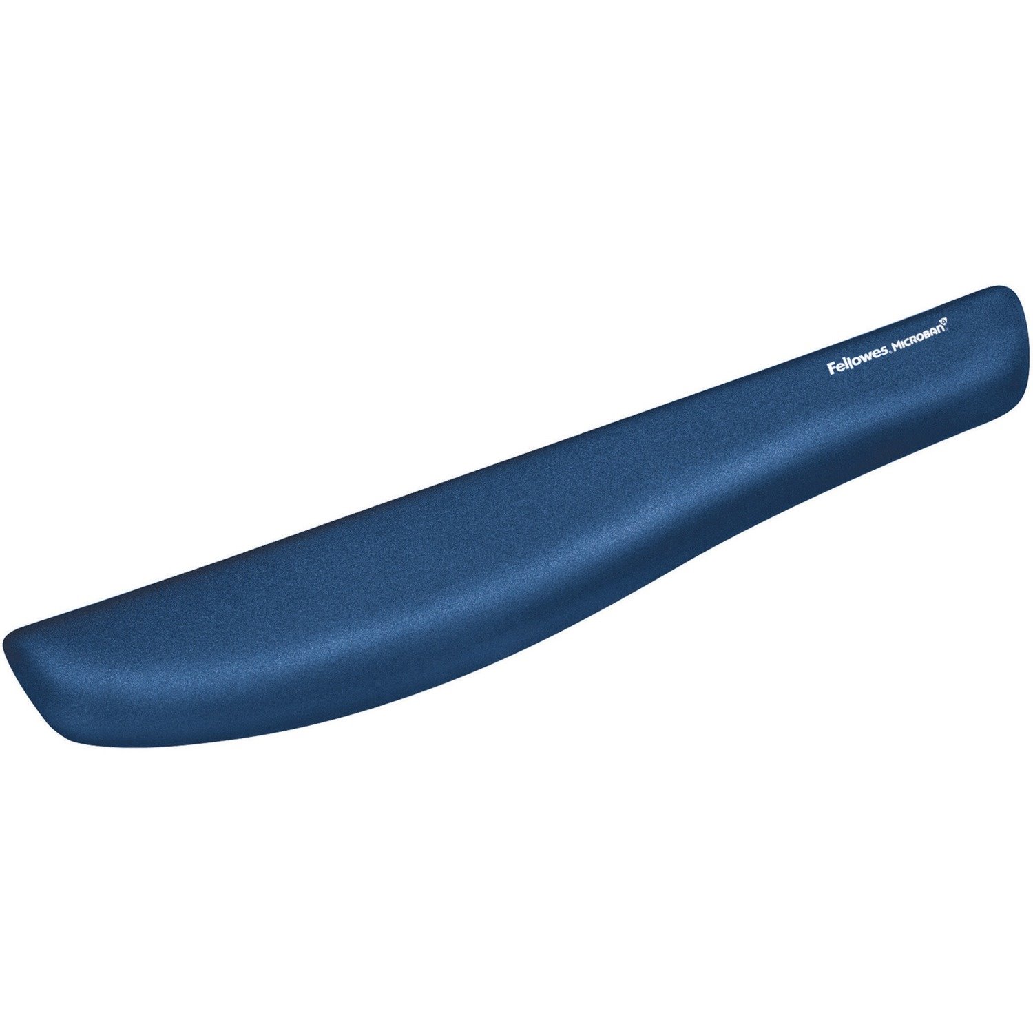 Fellowes&reg; PlushTouch&trade; Foam Keyboard Wrist Rest with MICROBAN&reg; - Blue (9287401)