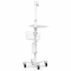 Compulocks Medical Rolling Cart - VESA Compatible White