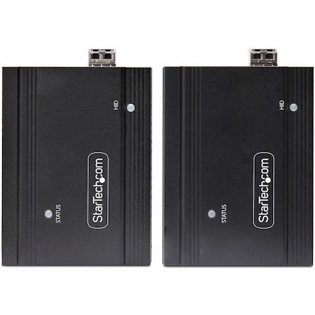 StarTech.com DisplayPort KVM Extender over Fiber Optic, 4K 60Hz, Console Extender Kit, Up to 984ft/300m (Multi-mode), 2x 10G SFP+ Modules