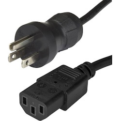StarTech.com 3ft (1m) Hospital Grade Power Cord, 18AWG, NEMA 5-15P to C13, 10A 125V, Green Dot Medical Power Cable, Monitor Power Cable