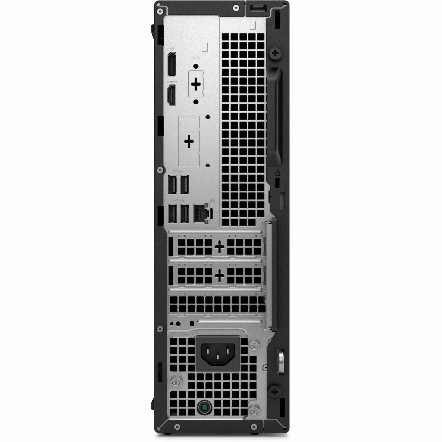 Dell Pro QCS1255 Desktop Computer - AMD Ryzen 5 8500G - 16 GB - 512 GB SSD - Slim PC - Standard Black