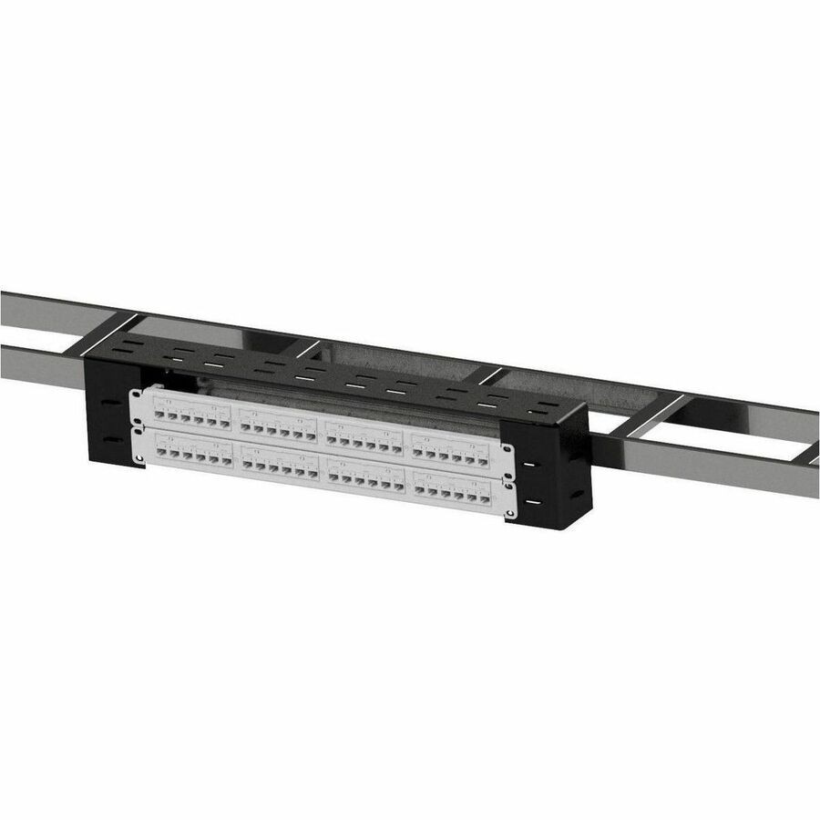 Hubbell Premise Wiring Cable Management Hardware, Angled Tray Mount Bracket, 2 Rack Unit