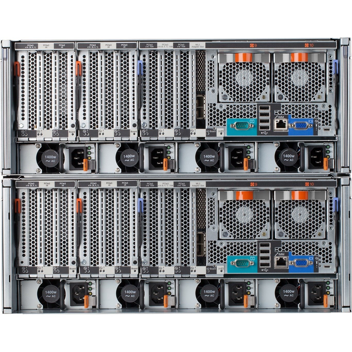 Lenovo System x x3950 X6 62418HU 8U Rack Server - 4 Xeon E7-8880 v4 2.20 GHz - 1 TB RAM - 14.40 TB HDD - (12 x 1.2TB) HDD Configuration - 1.60 TB SSD - (4 x 400GB) SSD Configuration - 12Gb/s SAS Controller