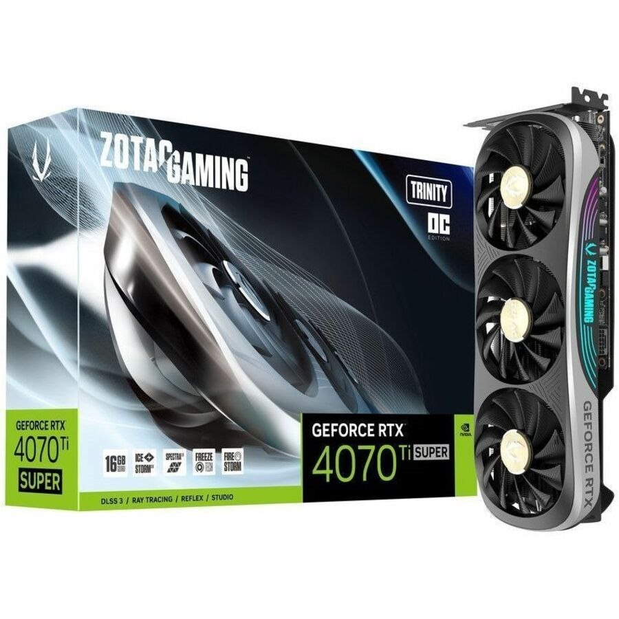 Zotac NVIDIA GeForce RTX 4070 Ti SUPER Graphic Card - 16 GB GDDR6X