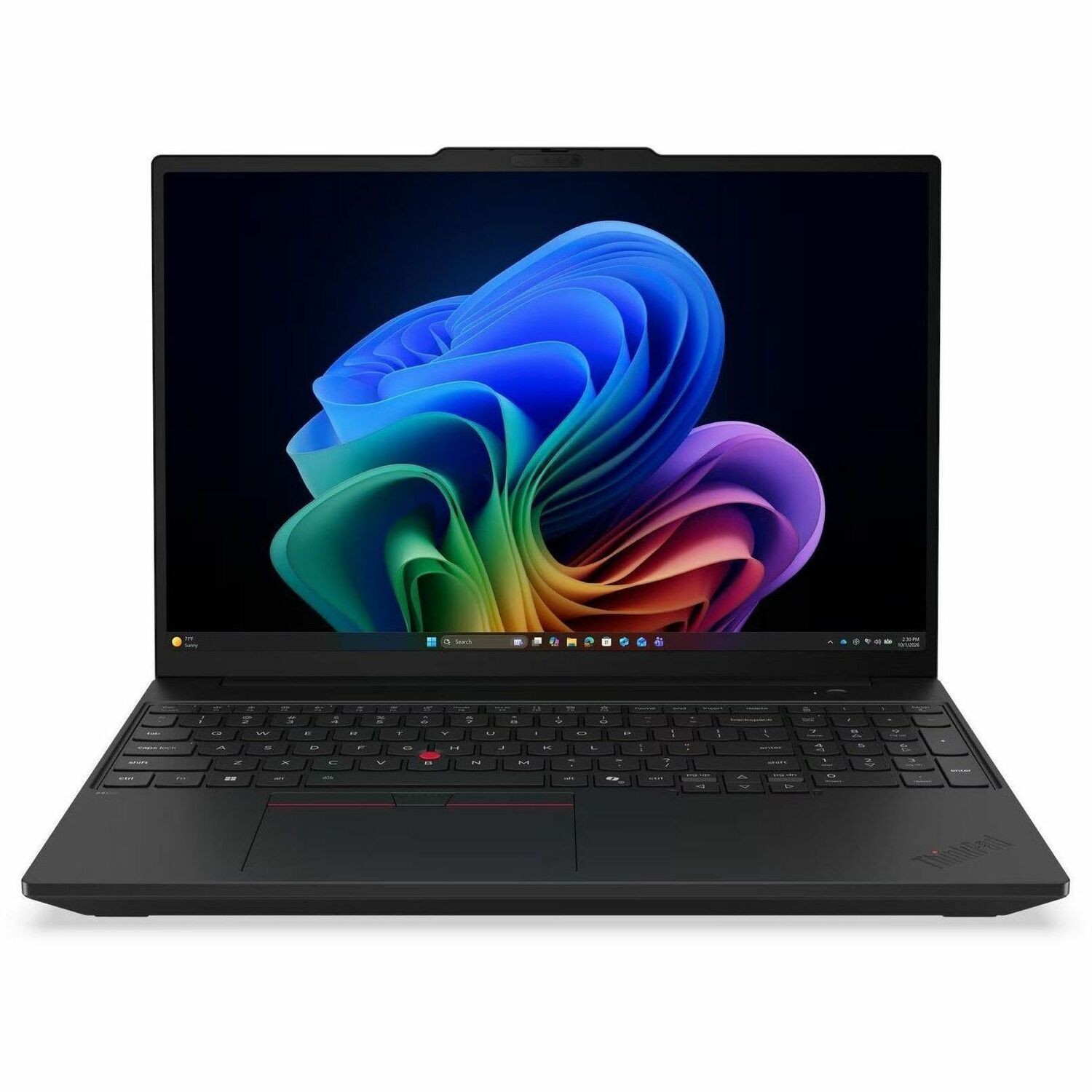 Lenovo ThinkPad T16 Gen 5 22AN0011US 16" Touchscreen Notebook - WUXGA - 60 Hz - AMD Ryzen 7 PRO Ryzen PRO 200 Series 250 - 32 GB - 512 GB SSD - English Keyboard - Black