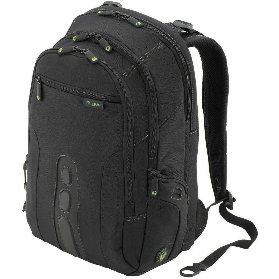 Targus EcoSpruce TBB013EU Draagtas/-koffer (Backpack) voor 39,6 cm (15,6") Notebook, Visitekaartje - Zwart