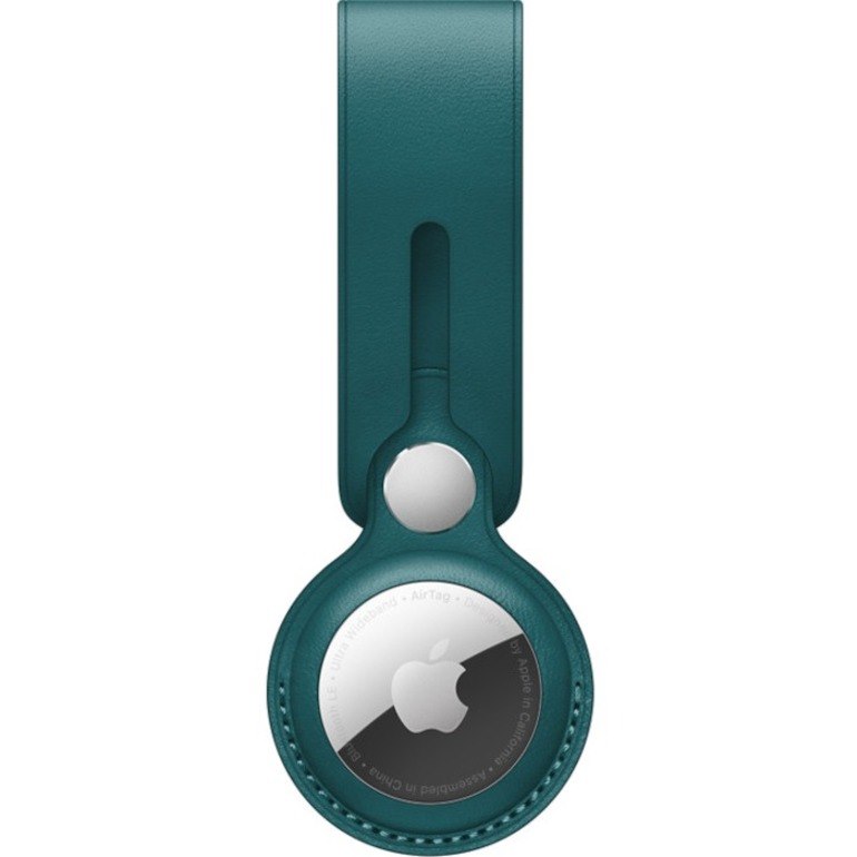 Apple AirTag Leather Loop - Forest Green