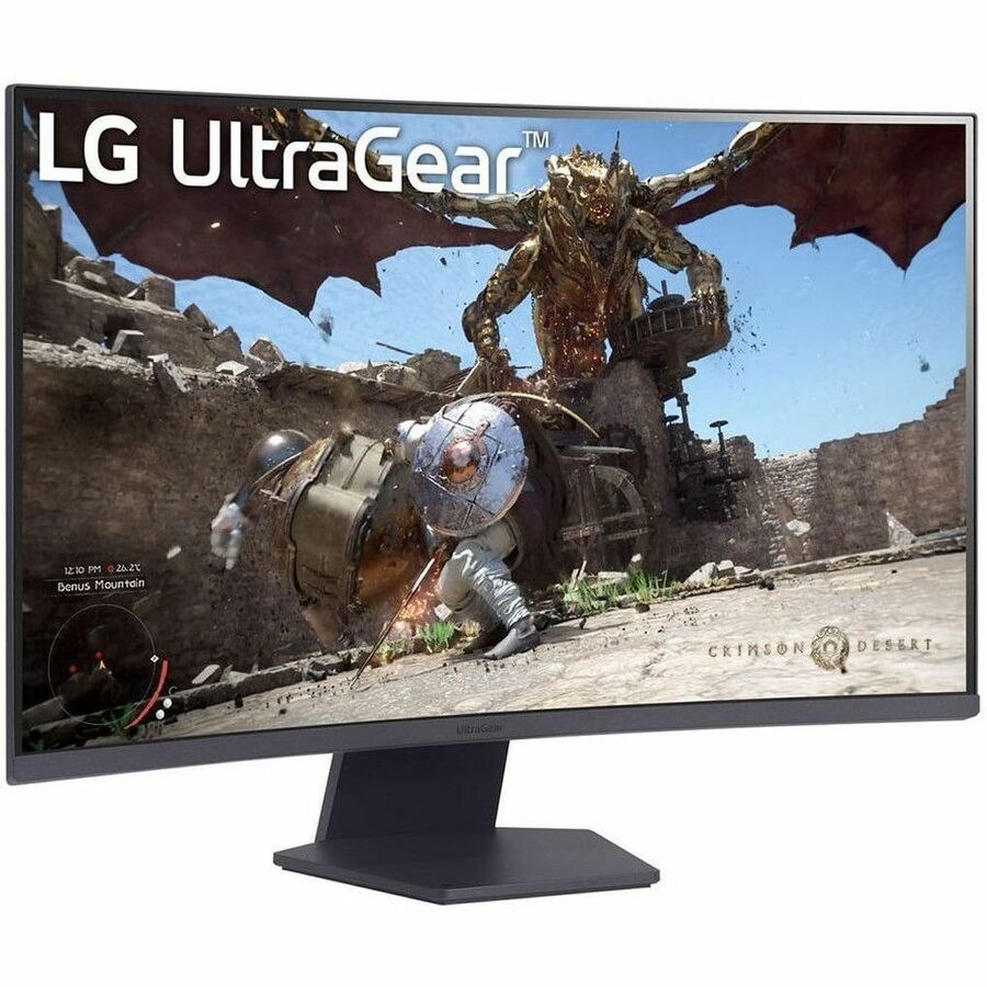 LG UltraGear 32GS60QX-B 32" Class WQHD Curved Screen Gaming LCD Monitor - 16:9