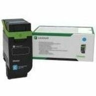 Lexmark Original Extra High Yield Laser Toner Cartridge - Single Pack - Return Program - Cyan - 1 / Pack