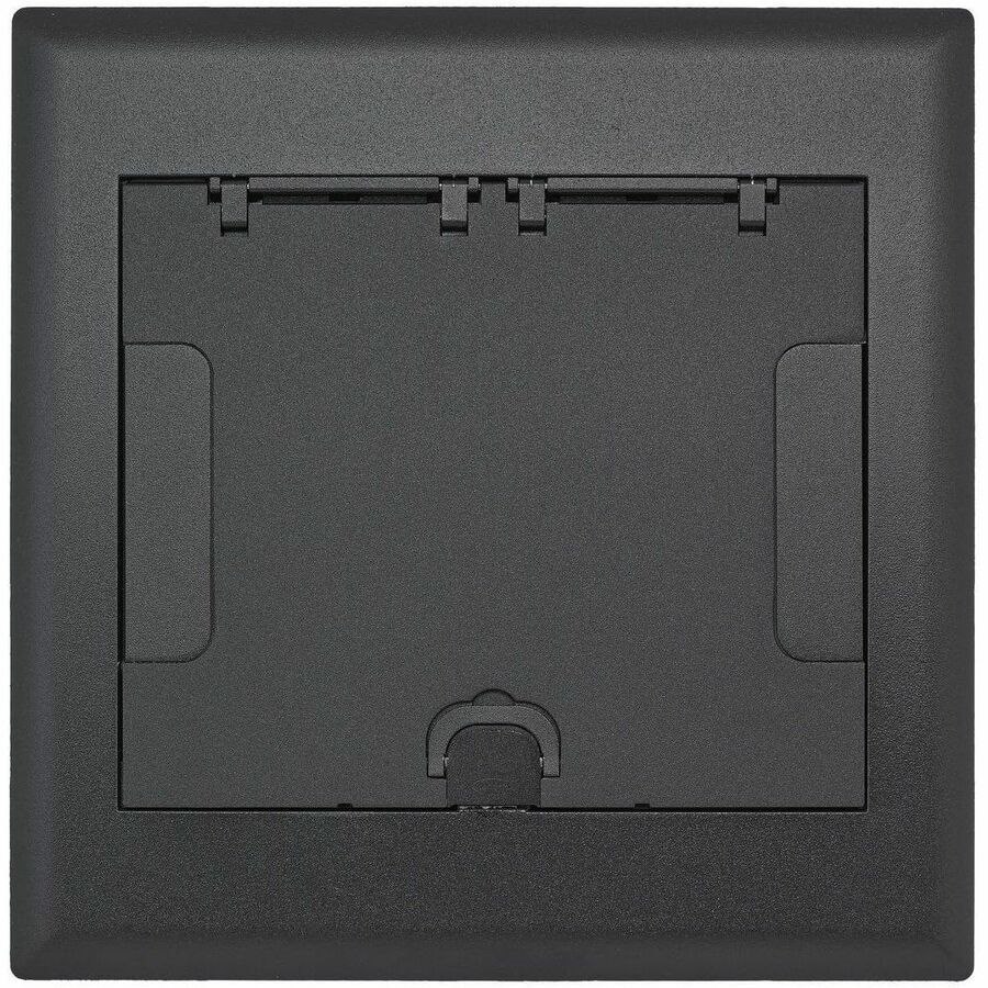 Hubbell Premise Wiring 8/10-Gang AFB Series, Cover Assembly, Black Powder Paint Finish