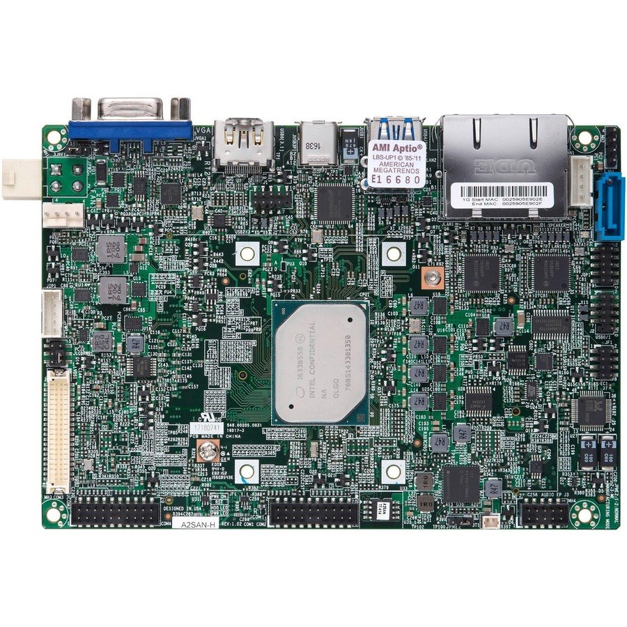 Supermicro A2SAN-E-WOHS Server Motherboard - Intel Chipset - Socket BGA-1296 - 3.5" SBC