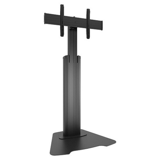Chief Fusion Large Height-Adjustable Flat Panel Mount Floor Stand - For Displays 42-86" - Black