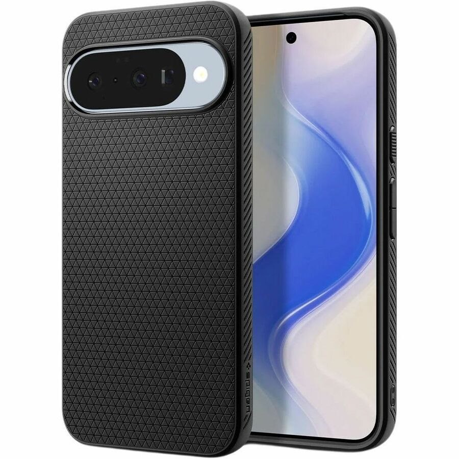 Spigen Liquid Air Case voor Google Pixel 10 Pro, Pixel 10 Smartphone - Mat zwart